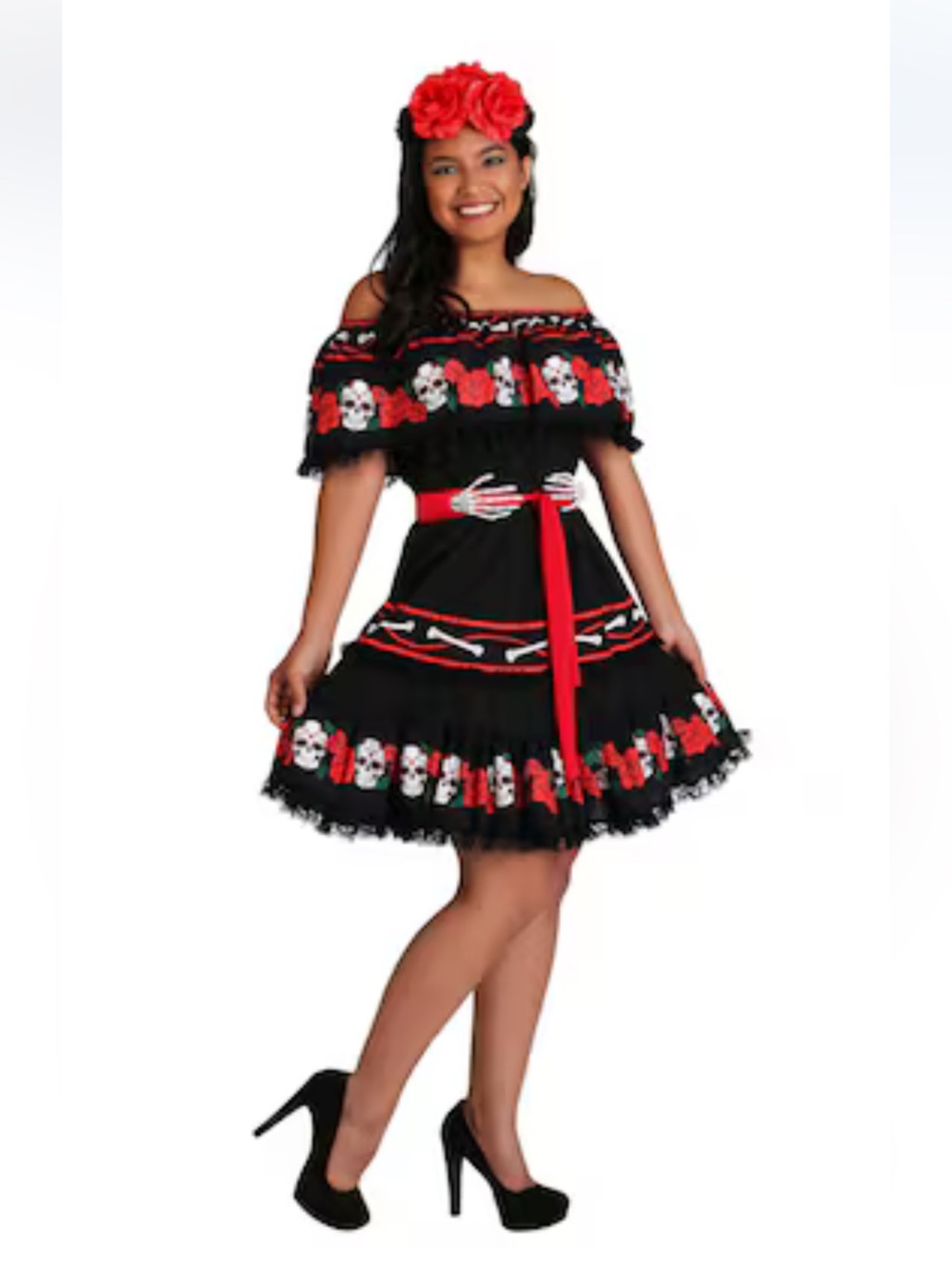 HalloweenCostumes.com Day of the Dead Royal Bones Sugar Skull Halloween Costume